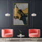 Enigmatic Fishes Glass Finish Vertical Wall Art
