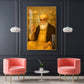 Majestic Presence Of Guru Glass Finish Vertical Wall Art