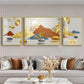 Alpine Harmony Glass Finish Wall Art (Set Of 3)