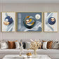 Serenity in Color Glass Finish Wall Art (Set Of 3)
