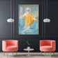 Hands of Harmony Glass Finish Vertical Wall Art