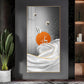 Ethereal Pathways Glass Finish Vertical Wall Art