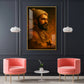 Chhatrapati Shivaji Maharaj Glass Finish Vertical Wall Art