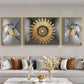 Voyage of Horses Glass Finish Wall Art (Set Of 3)
