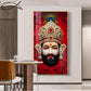 Shyam Baba Glass Finish Vertical Wall Art