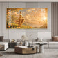 Gudiance Of Light Buddha Glass Finish Horizontal Wall Art