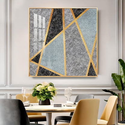 Modern Muse Glass Finish Square Wall Art