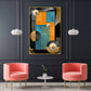 Artistic Abode Glass Finish Vertical Wall Art