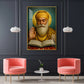 Sikh Guru Nanak Dev Ji Glass Finish Vertical Wall Art