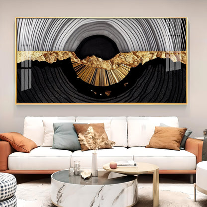 Solar Essence Glass Finish Horizontal Wall Art