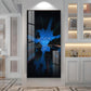 Never Stop Looking Up Motivational Glass Finish Vertical Wall Art