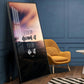 If You Can Dream It You Can Do It Motivational Glass Finish Vertical Wall Art