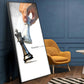 Focus On The Best Motivational Glass Finish Vertical Wall Art