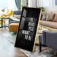 Remember Who You Wanted To Be Motivational Glass Finish Vertical Wall Art