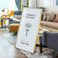 Connect To God Motivational Glass Finish Vertical Wall Art