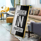 Believe In Yourself Motivational Glass Finish Vertical Wall Art