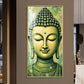 Budha Surreal portrayal Glass Finish Vertical Wall Art