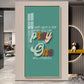 Pray To The One Motivational Glass Finish Vertical Wall Art