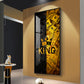 King Motivational Glass Finish Vertical Wall Art