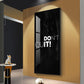 Don't Quit Motivational Glass Finish Vertical Wall Art