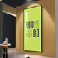 Do More Say Less Motivational Glass Finish Vertical Wall Art