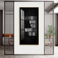 Remember Who You Wanted To Be Motivational Glass Finish Vertical Wall Art