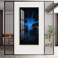 Never Stop Looking Up Motivational Glass Finish Vertical Wall Art
