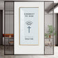 Connect To God Motivational Glass Finish Vertical Wall Art
