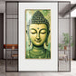 Budha Surreal portrayal Glass Finish Vertical Wall Art