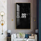 Don't Quit Motivational Glass Finish Vertical Wall Art