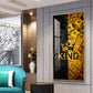 King Motivational Glass Finish Vertical Wall Art
