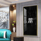 Don't Quit Motivational Glass Finish Vertical Wall Art