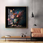 Botanical Beauty Glass Finish Square Wall Art