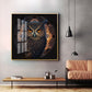 Enchanted Owl Glass Finish Square Wall Art