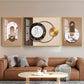 Brownstone Glamour Glass Finish Wall Art (Set Of 3)