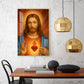 Father Lord Jesus Glass Finish Vertical Wall Art