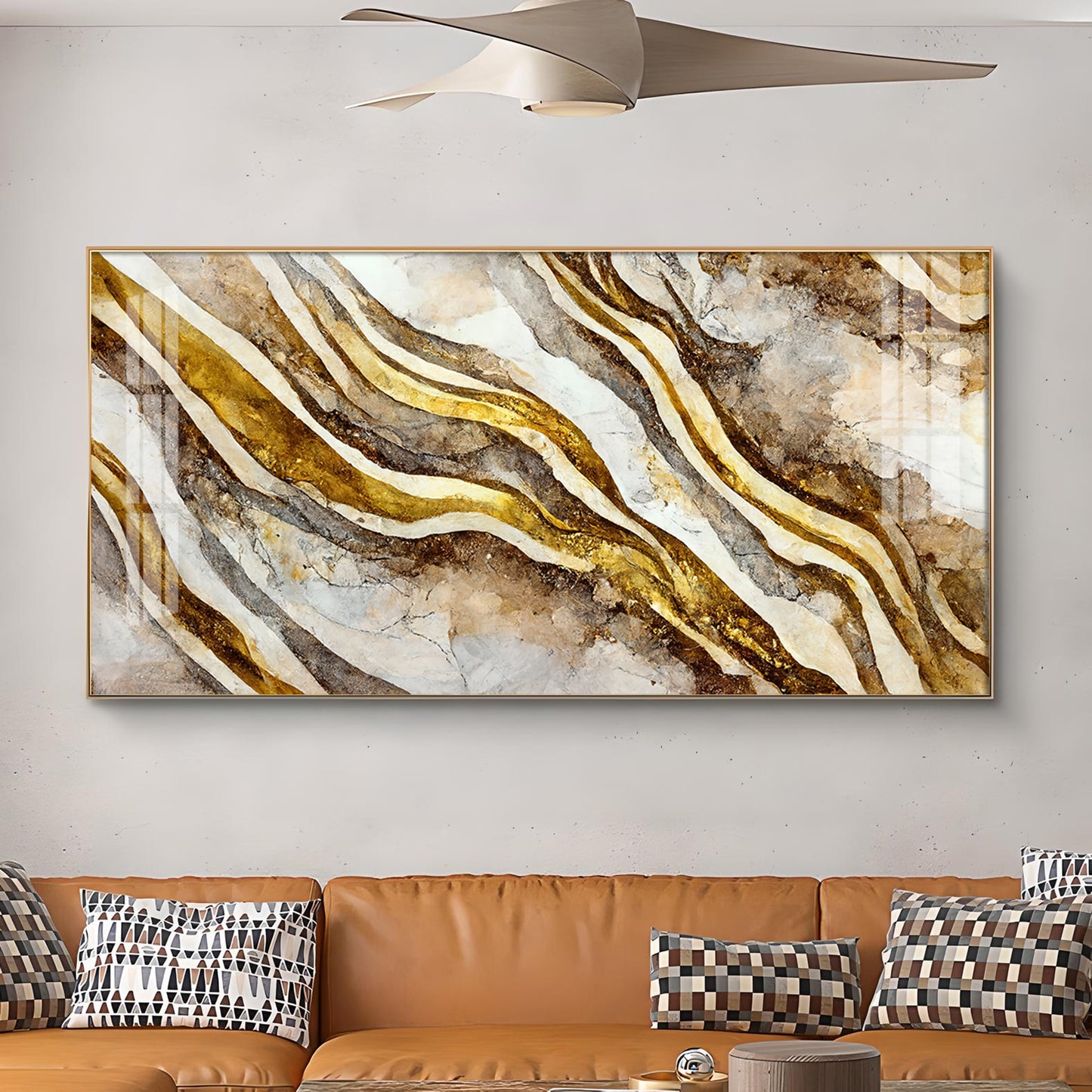 Relanta Glass Finish Horizontal Wall Art