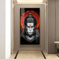 Ram Bhakat Bajarang Bali Glass Finish Vertical Wall Art