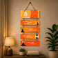 Jain Navkar Mantra Wooden Wall Hanging