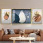 Blossom of Expression Glass Finish Wall Art (Set Of 3)
