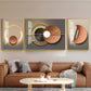 Opulent Vision Glass Finish Wall Art (Set Of 3)