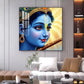 Shri Krishna Govind Glass Finish Square Wall Art