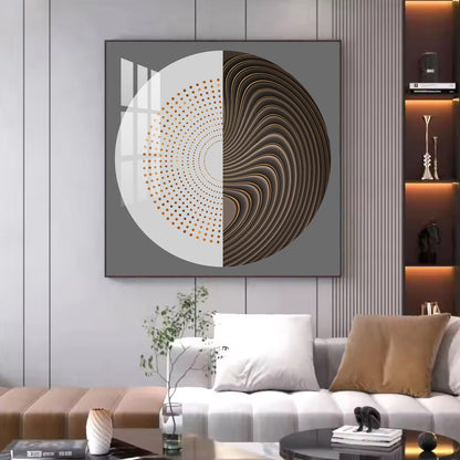 Sphere of Innovation Glass Finish Square Wall Art