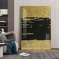 Midnight Elegance Glass Finish Vertical Wall Art