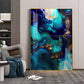 Oceanic Dreams Glass Finish Vertical Wall Art