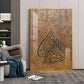 Islamic Calligraphic Glass Finish Vertical Wall Art