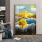 Nature's Embrace Glass Finish Vertical Wall Art