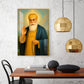 A Tribute to the Guru Glass Finish Vertical Wall Art