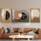 Luxe Haven  Glass Finish Wall Art (Set Of 3)