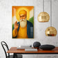 Guru Nanak Dev Ji Glass Finish Vertical Wall Art